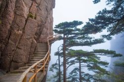 L'area dello Xihai Grand Canyon nei pressi dei monti Huangshan, Cina. Si tratta di una delle attrazioni turistiche principali della Cina.

