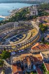L'anfiteatro romano di Pola (Pula) in Istria, Croazia. Patrimonio UNESCO - © OPIS / iStockphoto LP.