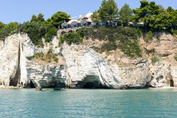 Baia delle Zagare (Puglia): la costa del gargano fotografata dal mare Adriatico - © Stefano Ember / Shutterstock.com