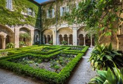 Il bel giardino all'ex centro psichiatrico del monastero di Saint-Paul de Mausole a Saint-Remy-de-Provence (Francia) - © 54115341 / Shutterstock.com