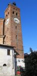 Borgo d'Ale, Piemonte: la torre campanaria nel centro storico - © F Ceragioli - CC BY-SA 3.0, Wikipedia