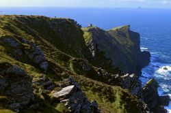 Bray Head le rocce selvagge nei dintorni di Portmagee in Irlanda