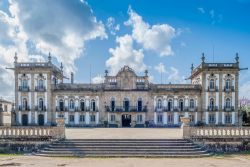 Brejoeira Palace a Moncao, vicino a Viana do Castelo, Portogallo. La sua costruzione risale al XVIII° secolo su progetto dell'architetto Carlos Amarante - © Dolores Giraldez Alonso ...