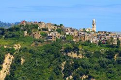 Bussana Vecchia, il borgo medievale in provincia di Sanremo, Liguria.
