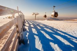 Cabine della funivia in località Meribel-Motatret, dipartimento della Savoia (Francia).



