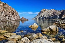 Cala Fico sull'Isola di San Pietro a Carloforte, Sardegna