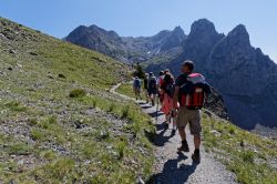 Camminatori sui sentieri del comprensorio di Chamrousse, Francia - © Pierre Jean Durieu / Shutterstock.com