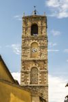 Campanile nel centro storico di San Casciano dei Bagni, provincia di Siena, Toscana - © pql89 / Shutterstock.com