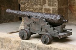 Un vecchio cannone dell'esercito francese all'interno dello Château de l'Empéri, il castello che domina la cittadina di Salon-de-Provence - foto © sigurcamp / Shutterstock.com ...
