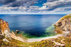 Cap de la Chevre, presso il Parc Naturel Regional d'Armorique vicino a Camaret-sur-Mer in Bretagna. Qui l'atmosfera è incantevole soprattutto fuori stagione o la mattina presto ...