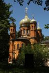 La cappella ortodossa di Santa Maria Maddalena nel cimitero storico di Weimar, Germania. Fu costruita nel 1860.
