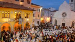 Un momento del Carnevale de Muja a Muggia, Friuli Venezia Giulia. Questo tradizionale evento della cittadina alle porte di Trieste risale al 1420.
