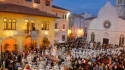 Un momento del Carnevale de Muja a Muggia, Friuli Venezia Giulia. Questo tradizionale evento della cittadina alle porte di Trieste risale al 1420.
