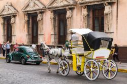 Carrozza con cavallo in tour con turisti lungo le vie di Merida, Messico - © photoshooter2015 / Shutterstock.com