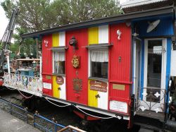 Carrozza Papale al Museo dei Trasporti Ogliari a Ranco, Lombardia
