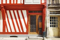 Casa a graticcio nel centro di Rennes in Bretagna (Francia).
