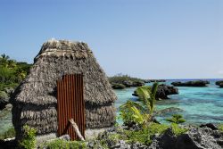 Casa tradizionale a Mar, arcipelago di Nuova Caledonia.
