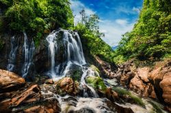 Cascata Tien Sa, si trova vicino a Sa Pa in Vietnam