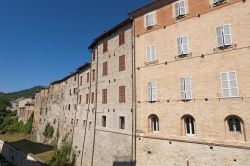Case antiche nel villaggio di Comunanza in provincia di Ascoli Piceno, Marche