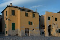 Case del villaggio di Varigotti in liguria