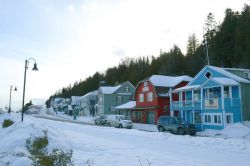 Case a La Malbaie: varrebbe la pena visitare La Malbaie anche solo per dare un'occhiata alle casette colorate con il portichetto così tipiche dello stile nordamericano, almeno secondo ...