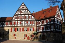 Tipiche abitazioni medievali a Esslingen, Germania