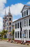 La cattedrale in legno di San Pietro e Paolo a Paramaribo, Suriname. La sua costruzione è del 1883. 




