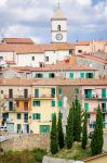 Il centro storico di Capoliveri, Isola d'Elba, Toscana. Passeggiando nella parte più antica di questo villaggio si possono ammirare graziosi scorci fotografici.
