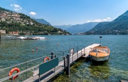 Cernobbio sulle sponde del lago di Como, Lombardia. La cittadina sorge sulla riva occidentale del Lario.
