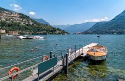 Cernobbio sulle sponde del lago di Como, Lombardia. La cittadina sorge sulla riva occidentale del Lario.
