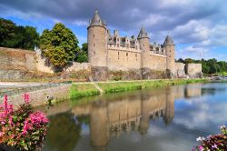 Château de Josselin uno dei castelli più belli della Bretagna in Francia.