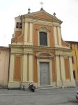 La Chiesa della Beata Vergine della Cintura in centro a San Giovanni in Persiceto in Emilia