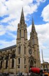 Chiesa di San Baudille a Nimes, Francia: realizzata in stile neogotico, con i suoi 60 metri di lunghezza e i 30 di larghezza, è la chiesa più grande della città. E' ...