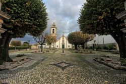 La chiesa di Santa Marina a Esposende, nord Portogallo.
