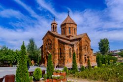 La chiesa di St. Astvatsatsin (Holy Mother of God) a Yerevan, Armenia. E' il più antico edificio religioso della città. 
