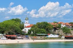 La chiesa di St.Cyril e St. Methodius a Sozopol, Bulgaria, cittadina affacciata sul Mar Nero.



