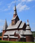 La chiesa luterana Gustav Adolf Stave a Hahnenklee, un sobborgo di Goslar (Germania). Questa bella chiesetta in legno si trova nelle montagne di Harz, in una celebre località di vacanze.



 ...