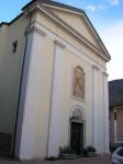 Chiesa parrocchiale di San Lorenzo a Chambave, Valle d'Aosta.  La base romanica risale al XII° secolo mentre l'edificio è settecentesco - © Patafisik - CC ...