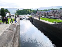 Le Chiuse di Fort Augustus in Scozia.