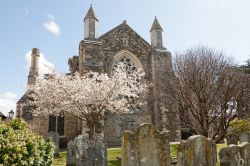 Cimitero e chiesa Parrocchiale di Rye in Inghilterra