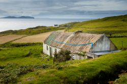 Uno scorcio di Clare Island l'isola dell'Irlanda che si trova di fronte a Westport