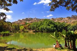 Vista sulla collina di Analamanga (Antananarivo, ...