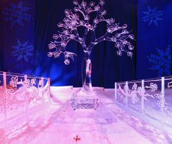 Scultura di ghiaccio al Confederation Park di Ottawa, durante il Winterlude Festival una delle feste invernali più famose del Canada - © Vlad G / Shutterstock.com