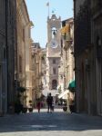 Corso Giuseppe Mazzini, Osimo in fondo la Torre Civica