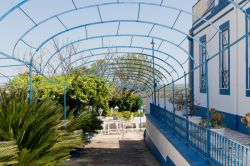 Cortile di una casa nel villaggio di Avis, Alentejo, Portogallo.



