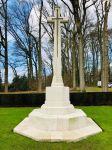 Croce all'Airborne War Cemetery di Oosterbeek, vicino a Arnhem (Olanda). Accoglie 1746 sepolture della Seconda Guerra Mondiale, la maggior parte militari alleati uccisi nella battaglia di ...