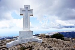 Croce Normanna al Castello di Bova in Calabria