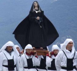 Processione de sas Chilcas, a Cuglieri la Madonna dei dolori - © Angelo Perria - Wikipedia