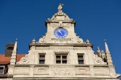Dettagli architettonici del Neues Rathaus di Lipsia, Germania - © Alizada Studios / Shutterstock.com
