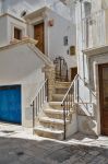 Dettaglio architettonico di un edificio antico a Martina Franca, Puglia.
